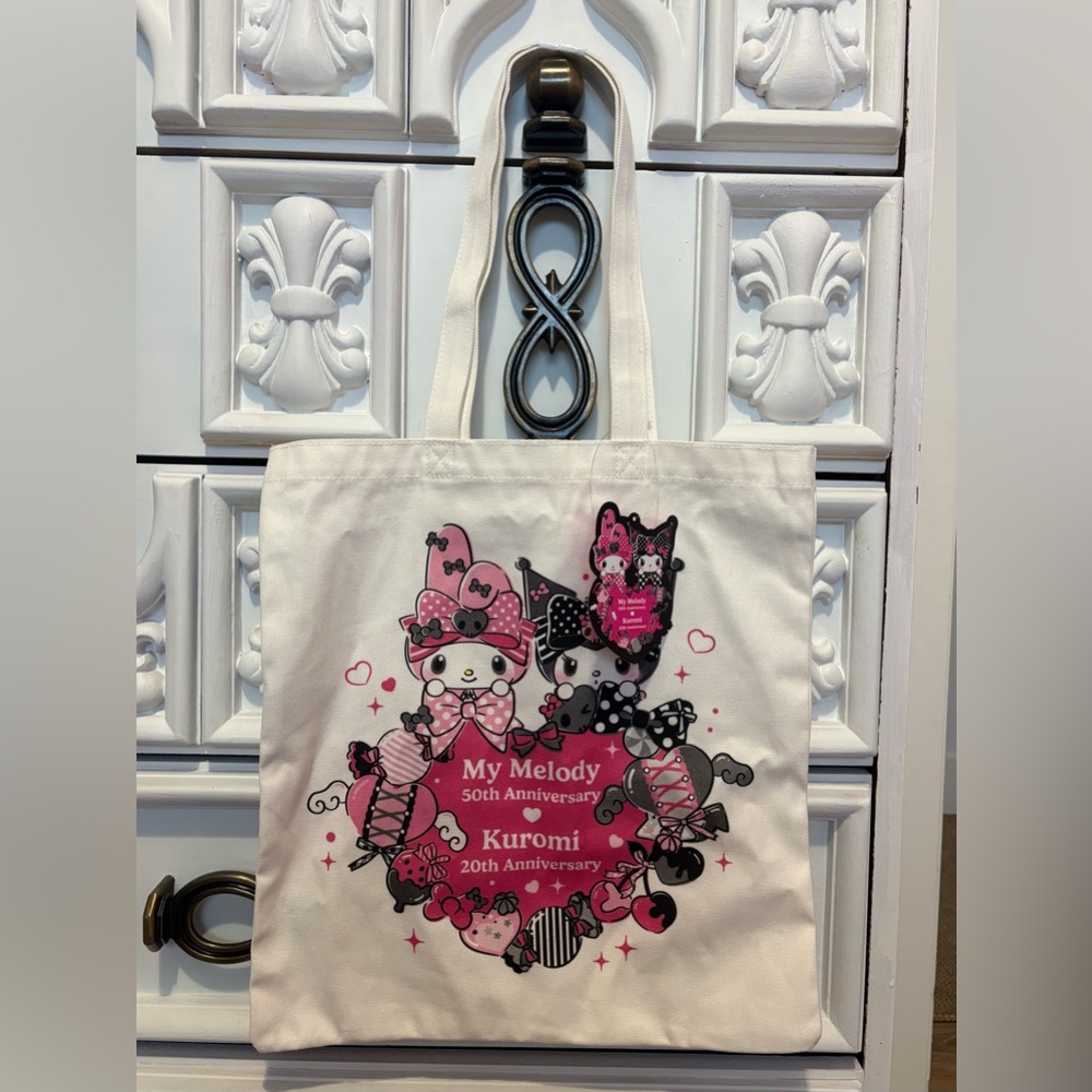 SALE 🌟 HELLO KITTY CAFE | BNWT! My Melody & Kuromi Anniversary Tote Bag